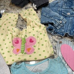 🎀 Pink Mystery Box Baby Girls 5-8pcs! All are SZ:24M jacket Tops pants Like New